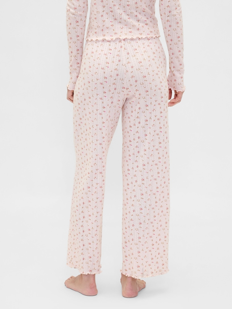 Gap Pink Pointelle Pyjama Bottoms - Image 2 of 5 Gap Pink Pointelle Pyjama Bottoms - Image 2 of 5