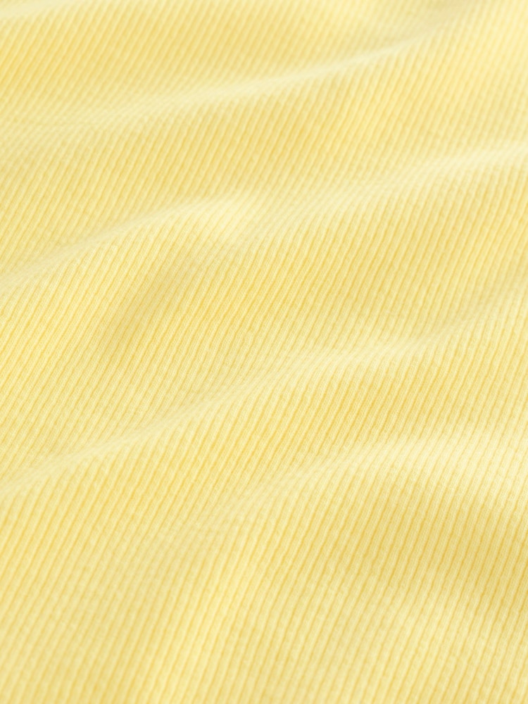 Gap Yellow Essential Ribbed Crew Neck T-Shirt - Image 4 of 4 Gap Yellow Essential Ribbed Crew Neck T-Shirt - Image 4 of 4