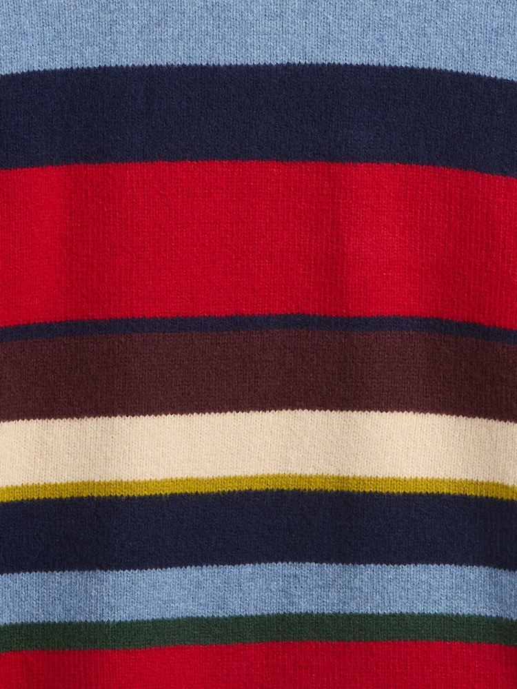 Gap Multi CashSoft Relaxed Crew Neck Jumper (4-13yrs) (4-13yrs) - Image 5 of 5 Gap Multi CashSoft Relaxed Crew Neck Jumper (4-13yrs) (4-13yrs) - Image 5 of 5