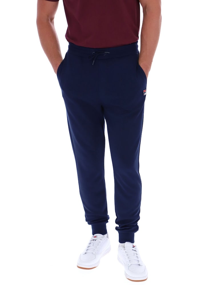 Fila Blue Lonny Plain Joggers - Image 1 of 5 Fila Blue Lonny Plain Joggers - Image 1 of 5