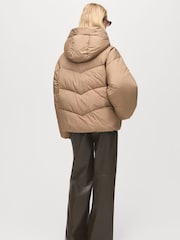 Mango Natural Quilted Puffer Jacket - Image 3 of 7