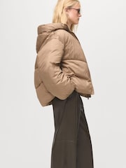 Mango Natural Quilted Puffer Jacket - Image 4 of 7