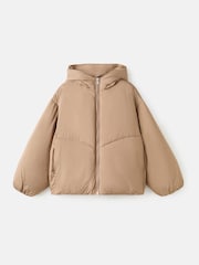 Mango Natural Quilted Puffer Jacket - Image 6 of 7