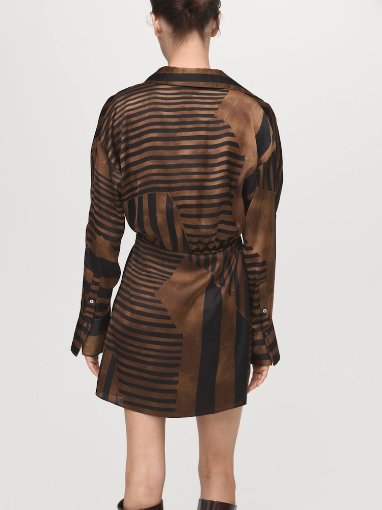 Mango Brown Trini Dress - Image 2 of 6