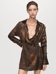 Mango Brown Trini Dress - Image 4 of 6