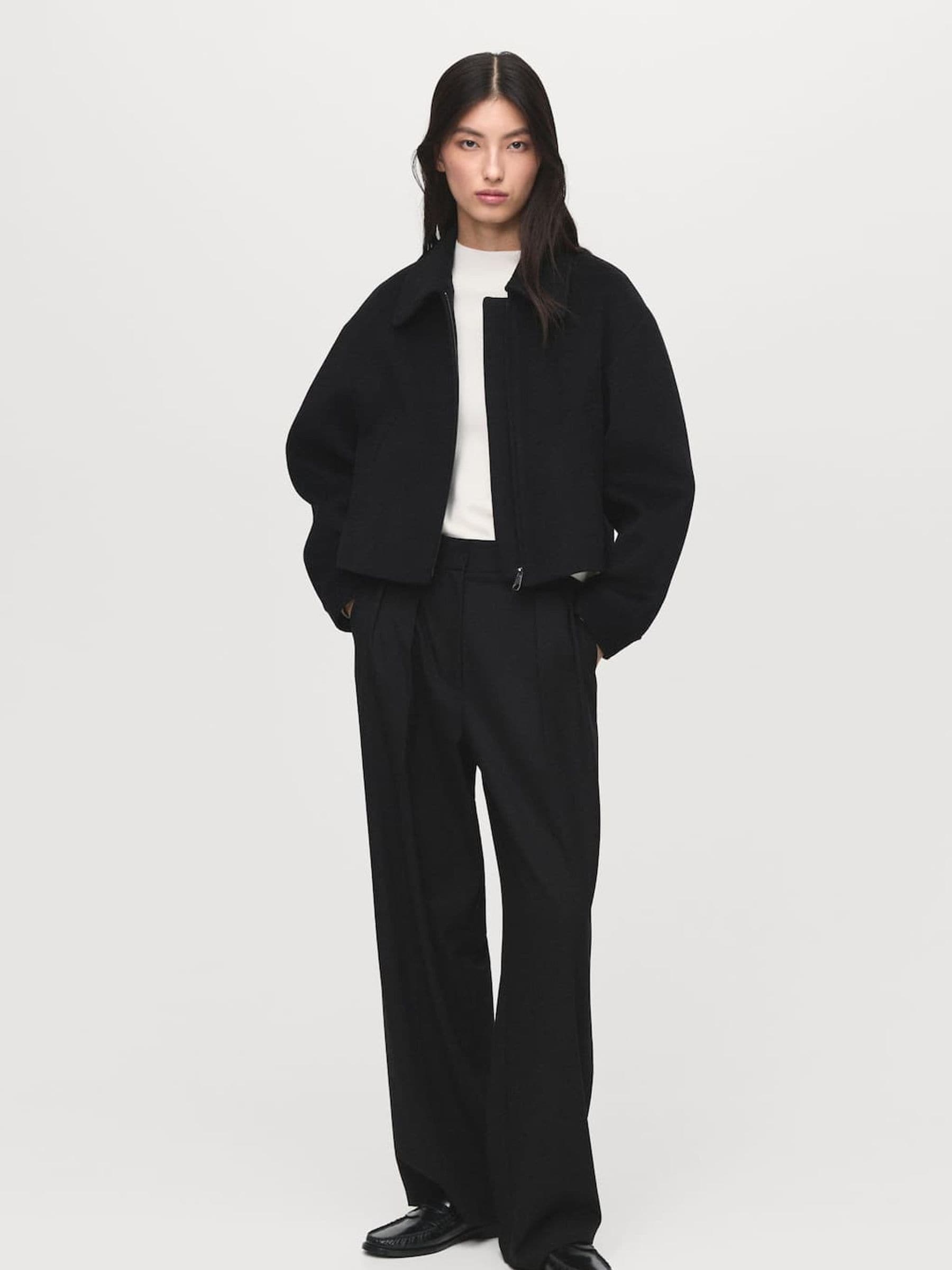 Buy Mango Black Wool Bomber Jacket from Next Ireland Buy Mango Black Wool Bomber Jacket from Next Ireland