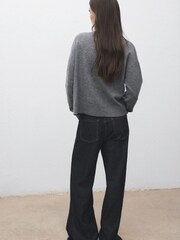 Mango Light Grey Nekko Cardigan - Image 2 of 7
