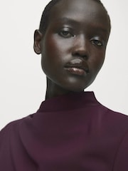 Mango Red Natan Dress - Image 4 of 6