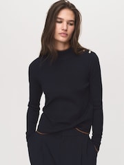 Mango Blue Sweater Luccapk - Image 1 of 6