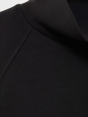 Mango Black High Collar Sweatshirt - Image 6 of 6