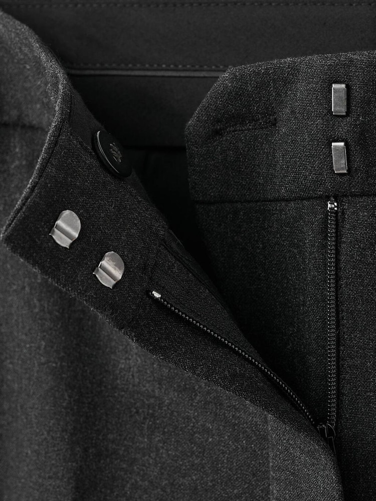Mango Grey Pleated Suit Trousers - Image 6 of 6 Mango Grey Pleated Suit Trousers - Image 6 of 6