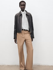 Mango Grey Knot Detail Turtleneck Jumper - Image 2 of 6