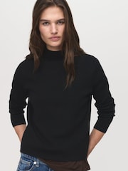 Mango Black Sweater Chimney - Image 1 of 6