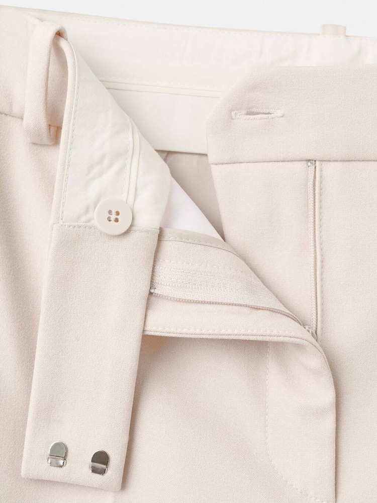 Mango White Tropi Trousers - Image 6 of 6 Mango White Tropi Trousers - Image 6 of 6
