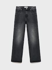 Mango Black Miami Medium-Rise Straight-Fit Jeans - Image 5 of 6