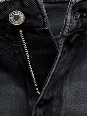 Mango Black Miami Medium-Rise Straight-Fit Jeans - Image 6 of 6