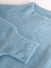 Lakeland Clothing Green Malika Wool Blend Jumper Dress - Image 6 of 6