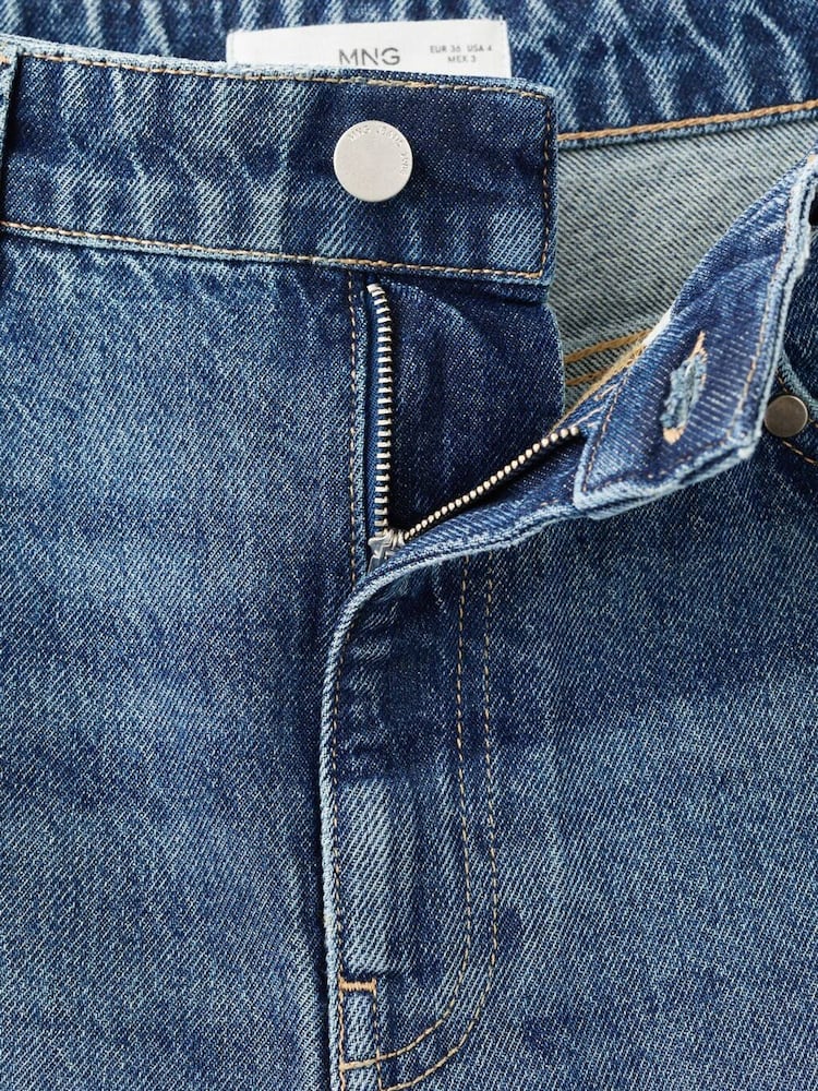 Mango Blue Studs Jeans - Image 7 of 7