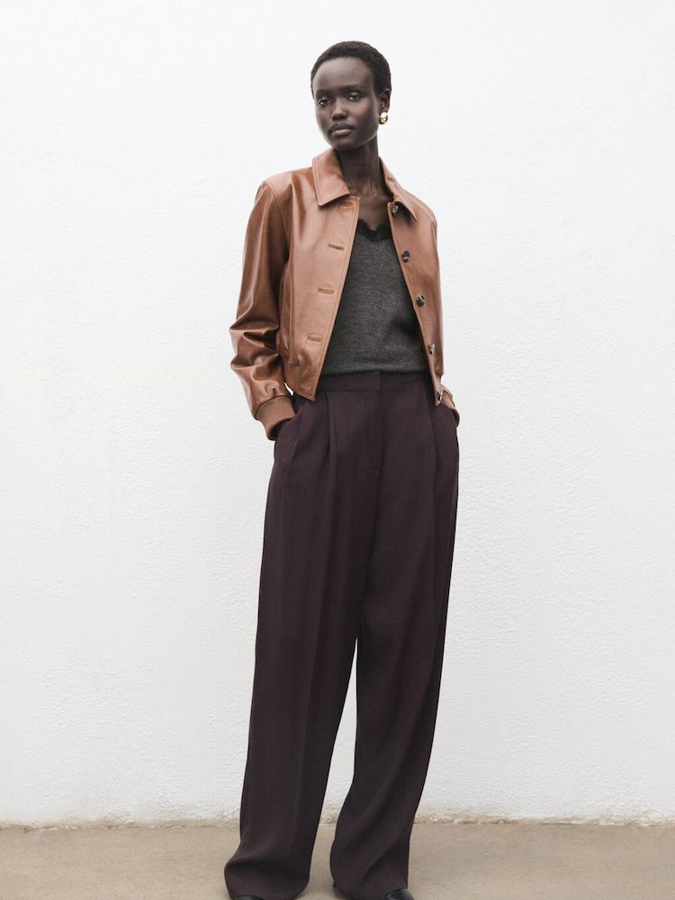 Mango Grey Low-Neck T-Shirt With Lace Trim - Image 2 of 6 Mango Grey Low-Neck T-Shirt With Lace Trim - Image 2 of 6