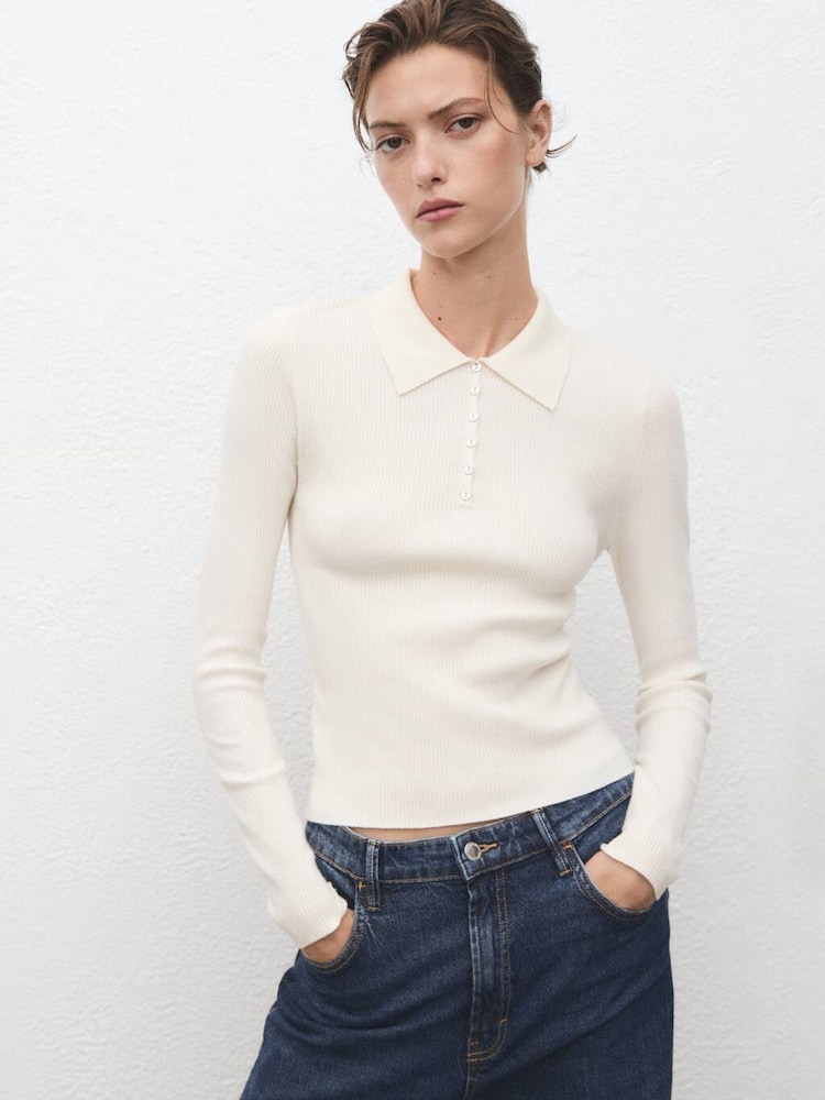 Mango White Sweater Twenties - Image 2 of 6