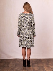 Lakeland Clothing Yellow Mesa Knee Length Dress - Imagem 2 de 5