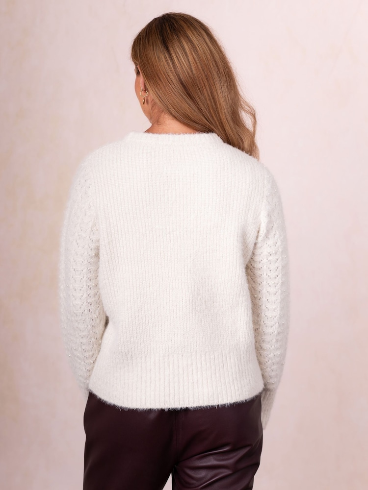 Lakeland Clothing Cream Kelsey Jumper - Image 2 of 6