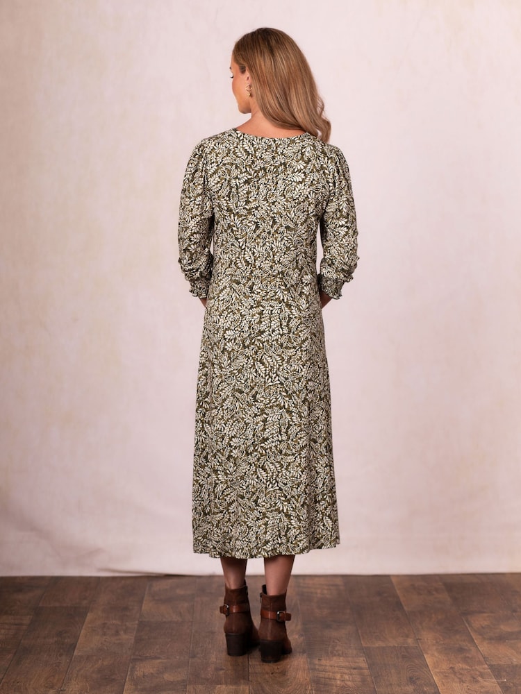 Lakeland Clothing Green Luella Midi Dress - Image 2 of 5 Lakeland Clothing Green Luella Midi Dress - Image 2 of 5