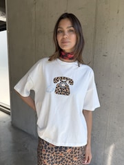 Never Fully Dressed White White Call Me Boxy T-Shirt - Image 1 of 6