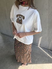 Never Fully Dressed White White Call Me Boxy T-Shirt - Image 4 of 6