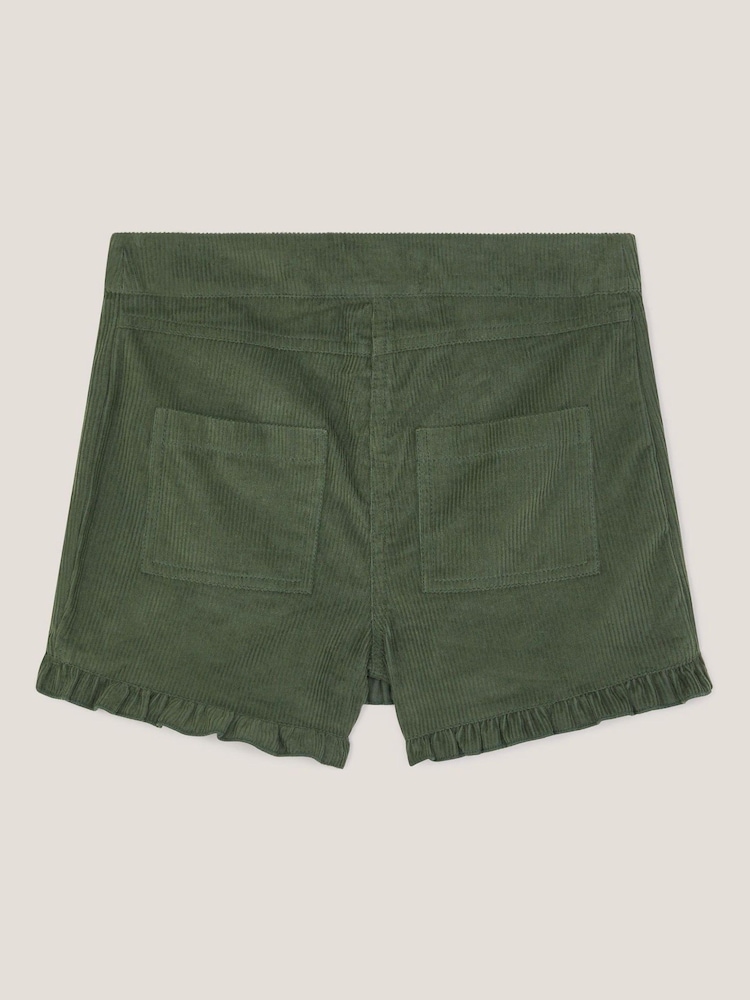 Monsoon Green Sequin Butterfly Corduroy Skort - Image 2 of 3 Monsoon Green Sequin Butterfly Corduroy Skort - Image 2 of 3