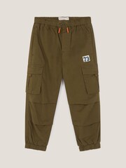 Monsoon Green Plain Cargo Trousers - Image 1 of 1