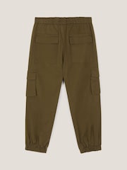 Monsoon Green Plain Cargo Trousers - Image 2 of 3