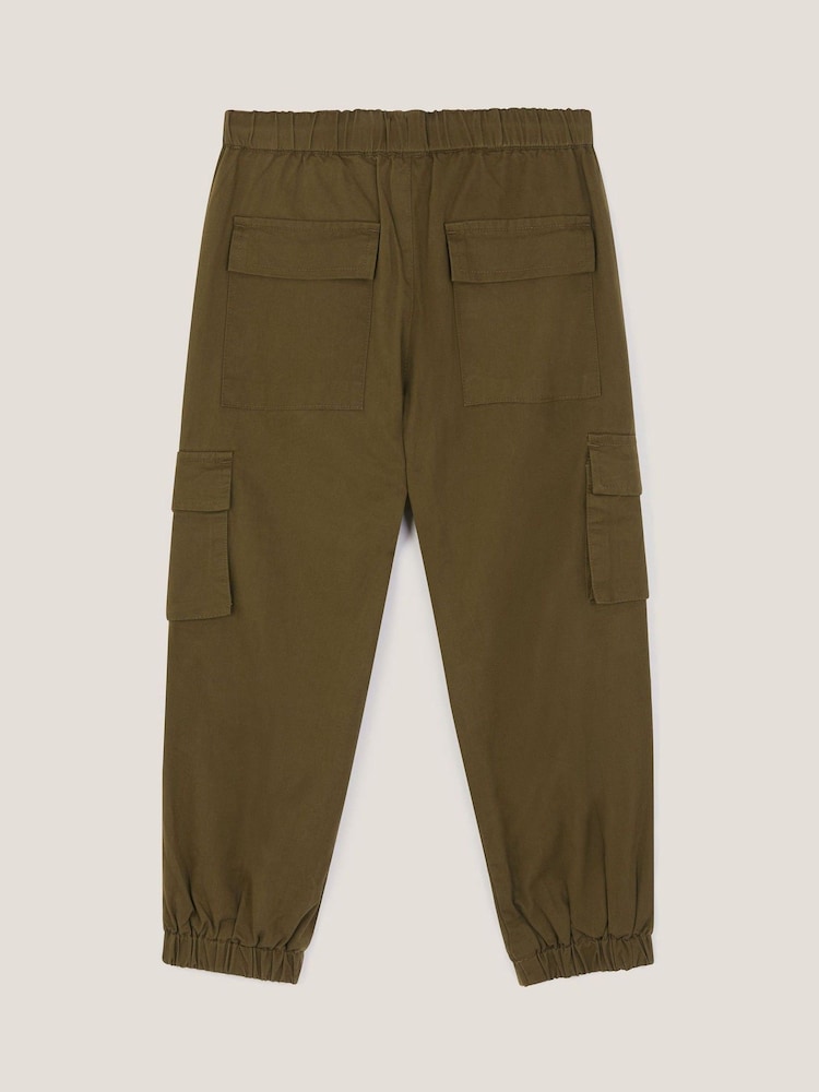 Monsoon Green Plain Cargo Trousers - Image 2 of 3 Monsoon Green Plain Cargo Trousers - Image 2 of 3