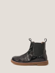 Monsoon Black Patent Leather Boots - Image 2 of 3