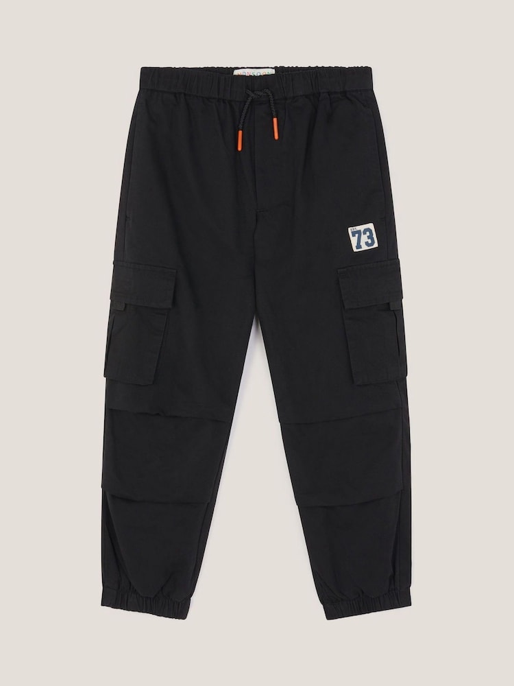 Monsoon Black Plain Cargo Trousers - Image 1 of 1