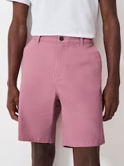 Crew Clothing Pink Cotton Bermuda Chino Shorts - Image 2 of 5