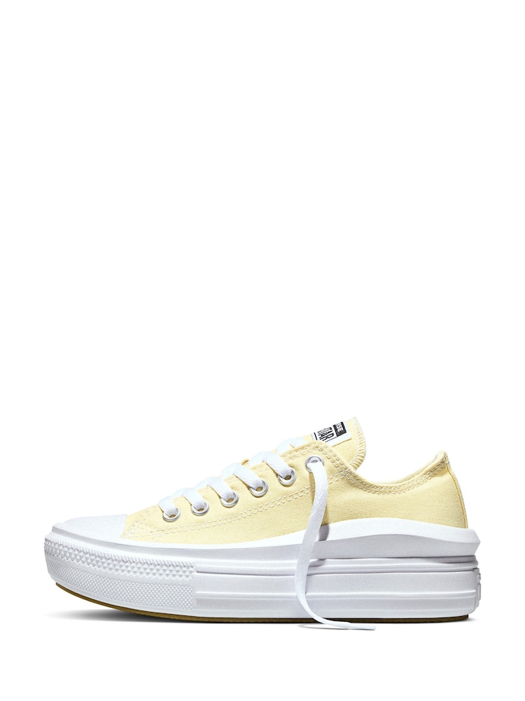 Converse Yellow Chuck Taylor Move Low Trainers - Image 2 of 6 Converse Yellow Chuck Taylor Move Low Trainers - Image 2 of 6