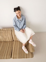 Converse Pink Chuck Taylor Peached Canvas High Trainers - Image 4 of 9