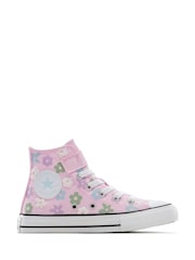 Converse Pink Chuck Taylor Easy On Bubble Flowers Trainers - Image 1 of 1