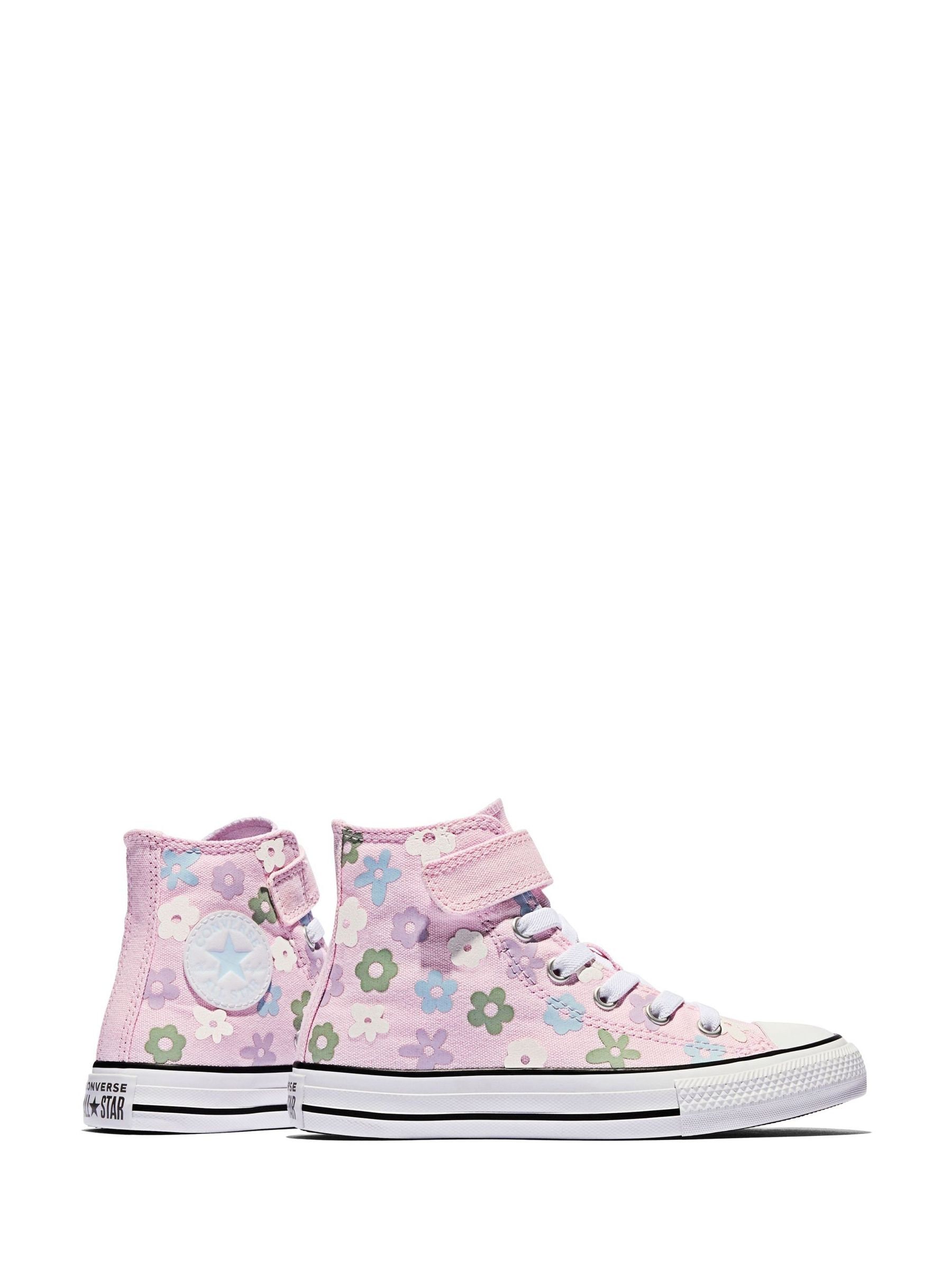 Buy Converse Pink Chuck Taylor Easy On Bubble Flowers Trainers
