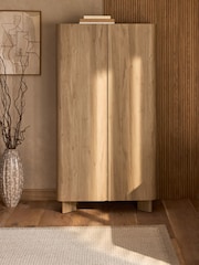 Light Natural Nomad Curve Double Wardrobe - Image 1 of 11
