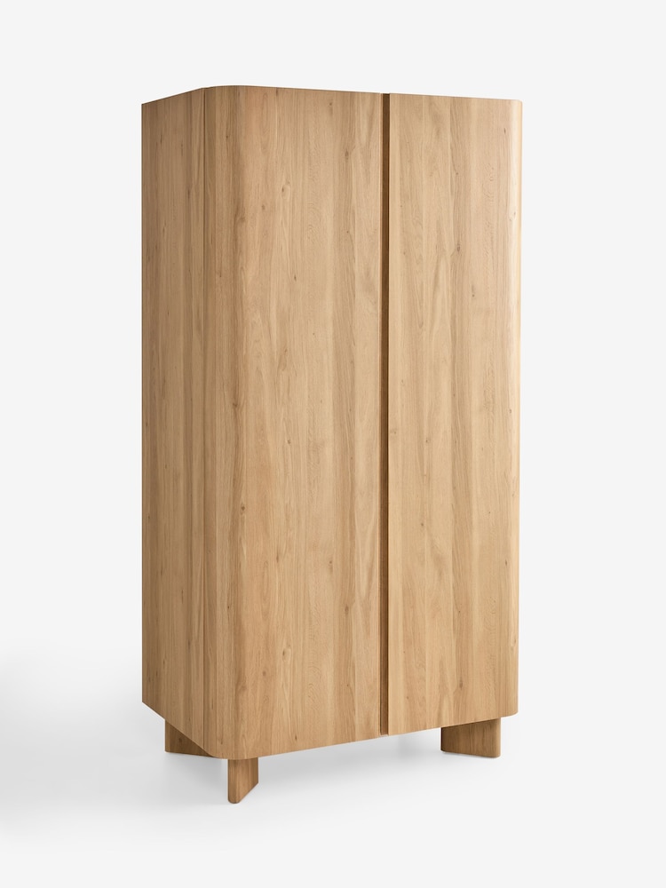 Light Natural Nomad Curve Double Wardrobe - Image 11 of 11