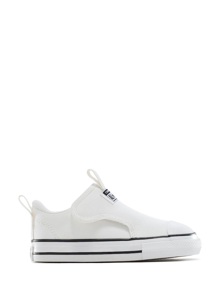 Converse White Chuck Taylor Malden Street Slip On Trainers - Image 1 of 1