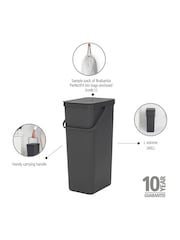Brabantia Grey Sort & Go Recycle Bin 40L - Image 4 of 6