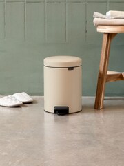 Brabantia Soft Beige NewIcon Pedal Bin 3L - Image 1 of 6
