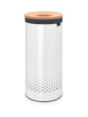 Brabantia White Cork Lid Laundry Bin 35L - Image 3 of 6