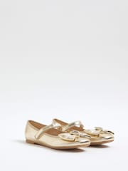 River Island Girls Bow Ballet Pump Shoes - Slika 3 iz 4