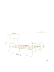 Birlea Cream Emily Bed - Image 10 of 12