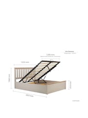 Birlea Grey Phoenix Ottoman Bed - Image 14 of 16