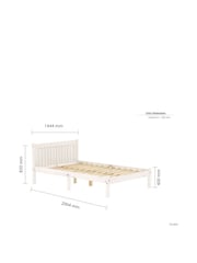 Birlea White Rio Bed - Image 10 of 11